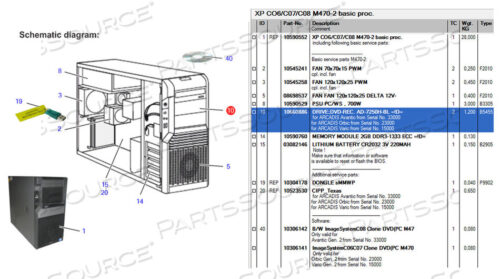OEM#: 10660886DVD-REC DRIVE FOR SONY by Siemens Medical Solutions