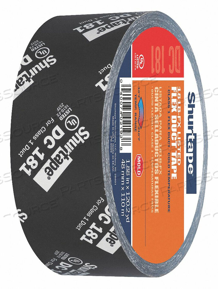 OEM#: DC 181HVAC ЛЕНТА 48 X 110M 3 MIL ЧЕРНАЯ ПЕЧАТЬ Shurtape