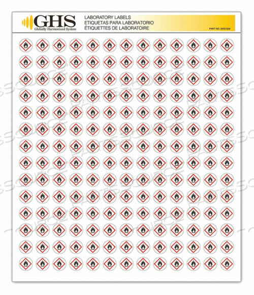 OEM#: GHS1229LABEL FLAME GLOSS PAPER PK1820 от Incom Manufacturing