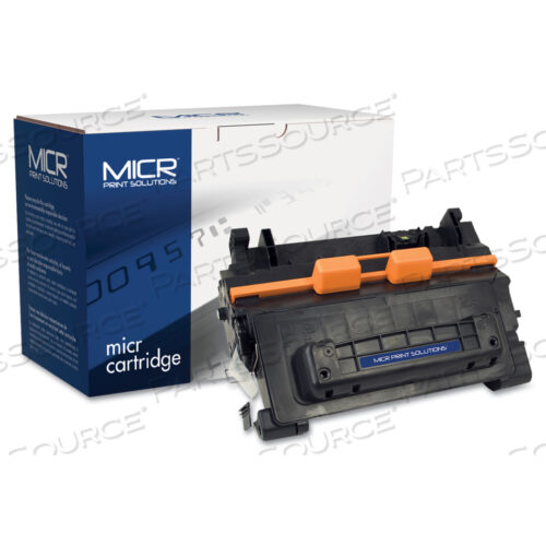 OEM#: MCR64AMCOMPATIBLE CC364A(M) (64AM) MICR TONER, 10,000 PAGE-YIELD, BLACK by MICR Print Solutions