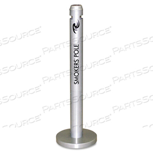 OEM#: FGR1SMSMOKERS POLE, ROUND, STEEL, 0.9 GAL, 4 DIA X 41H, SILVER от Rubbermaid Medical Division