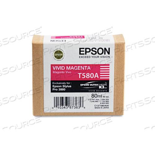 OEM#: T580A00T580A00 ЧЕРНИЛА ULTRACHROME K3, ЯРКО-ПУРПУРНЫЙ от Epson