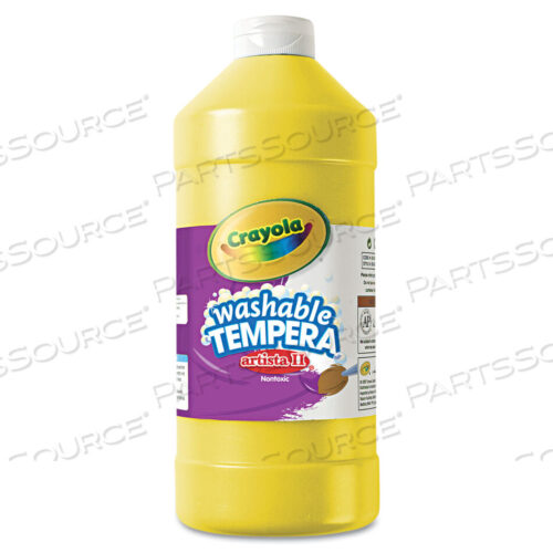 OEM#: 543132034ARTISTA II WASHABLE TEMPERA PAINT, YELLOW, 32 OZ BOTTLE by Crayola