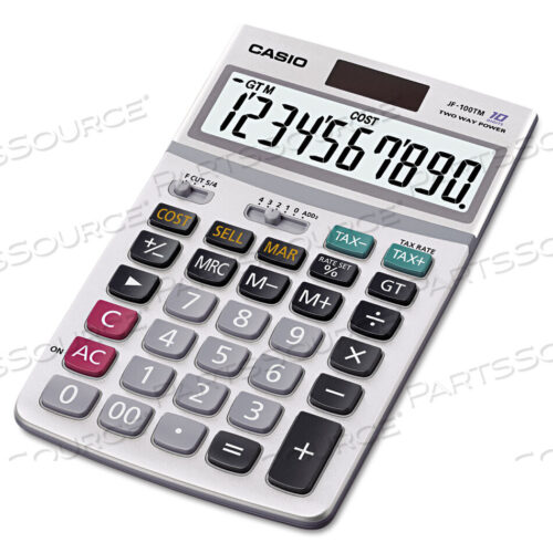 OEM#: JF100BMJF100MS DESKTOP CALCULATOR, 10-DIGIT LCD by Casio