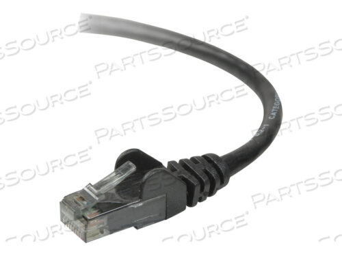 OEM#: A3L980-06-BLK-S6FT CAT6 SNAGLESS PATCH CABLE, UTP, ЧЕРНАЯ ПВХ-ОБОЛОЧКА, 23AWG, 50 МИКРОН, GOLD PLA от Belkin