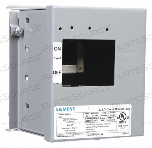 OEM#: US2:BPJA6GEBUS PLUG ENCLOSURE 60A 120/240VAC 4-ПОЛЮСНЫЙ от Siemens