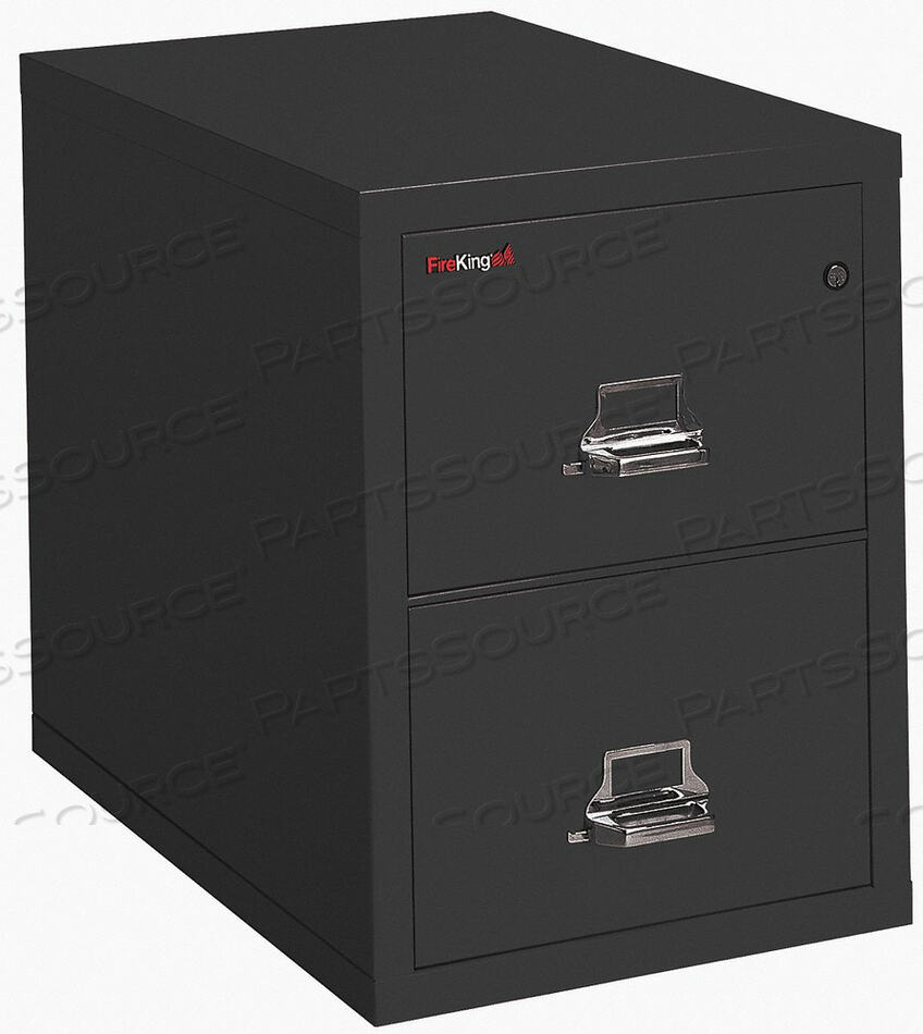 OEM#: 2-2125-CBLОГНЕЗАЩИТНЫЙ ВЕРТИКАЛЬНЫЙ ШКАФ ДЛЯ ФОТОГРАФИЙ С 2 ЯЩИКАМИ - РАЗМЕР LEGAL 21 Ш X 25 Г X 28 В - ЧЕРНЫЙ от Fire King
