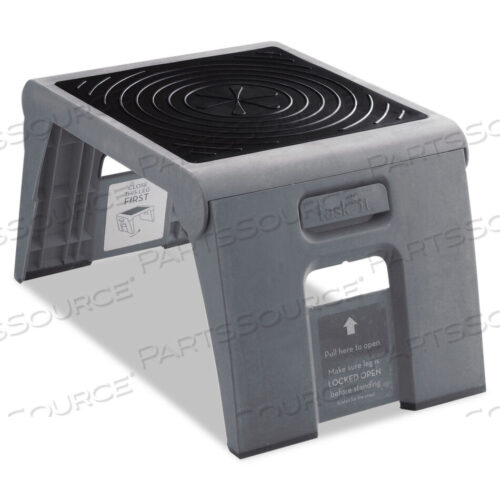 OEM#: 50051PK-82СКЛАДНОЙ ТАБУРЕТ-СТРЕМЯНКА, 1 СТУПЕНЬКА, НАГРУЗКА 300 ФУНТОВ, 14 X 11,25 X 9,75, SLATE от Cramer