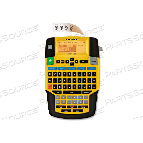 OEM#: 2175088RHINO 4200 BASIC ПРОМЫШЛЕННЫЙ РУЧНОЙ ЭТИКЕТЧИК, 1 СТРОКА, 4,06 X 8,46 X 2,24 от Dymo