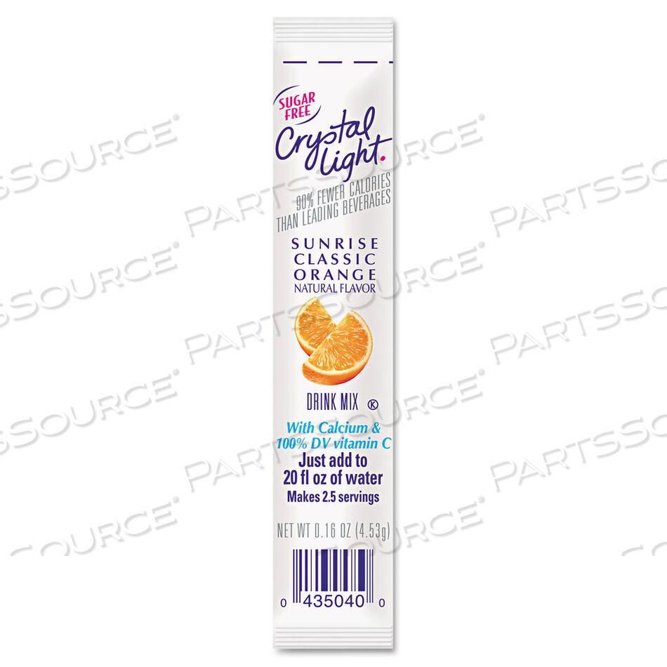 OEM#: 00504ON THE GO, SUNRISE ORANGE, ПАКЕТЫ 0,16 УНЦИЙ, 30/КОРОБКА от Crystal Light