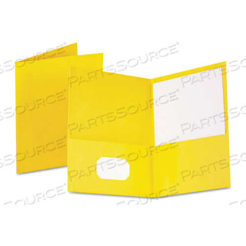 OEM#: 57509EEПАПКА С ДВУМЯ КАРМАНАМИ, ТИСНЕНАЯ КОЖАНАЯ БУМАГА, ЕМКОСТЬ 0,5, 11 X 8,5, ЖЕЛТАЯ, 25/КОРОБКА от Oxford