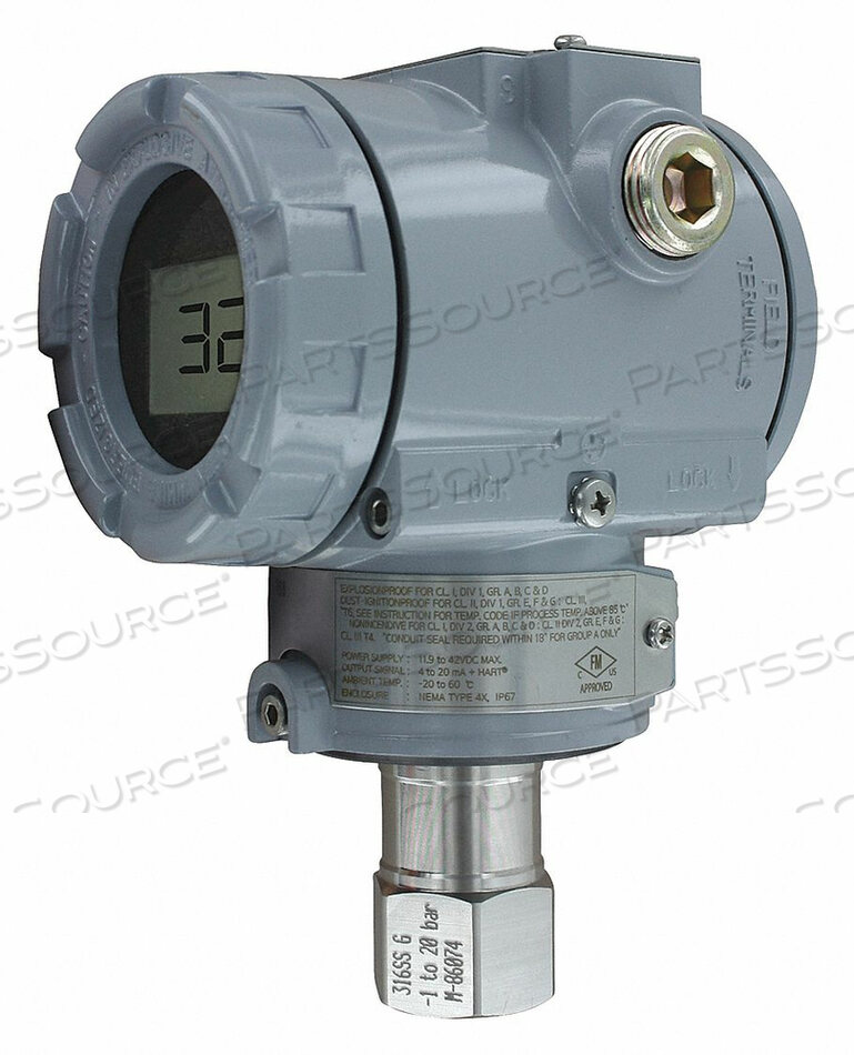 OEM#: 3200G-4-FM-1-1-LCDПРЕСС-ДАТЧИК ДАВЛЕНИЯ 0 - 3600 PSI FM CE от Mercoid