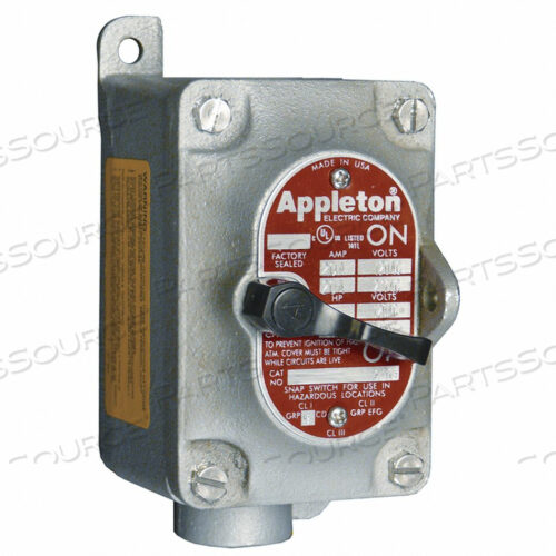 OEM#: EDS21MC3MOTOR SWITCH 30A 600V тупой концентратор 3/4 3P от Appleton Electric