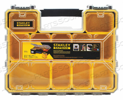 OEM#: FMST14820FATMAX 17-1/2 X 14 X 4-1/2 10 COMPARTMENT PROFESSIONAL ORGANIZER by Stanley