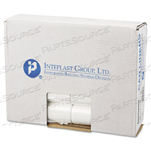 OEM#: EC242406NКОММЕРЧЕСКИЕ ВКЛАДЫШИ ДЛЯ БАНОК ВЫСОКОЙ ПЛОТНОСТИ, 10 ГАЛЛОНОВ, 6 МИКРОН, 24 X 24, НАТУРАЛЬНЫЕ, 1000/КОРОБКА от Inteplast Group