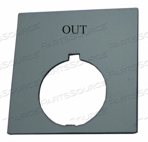 OEM#: HT8SP27LEGEND PLATE SQUARE OUT BLACK от Eaton