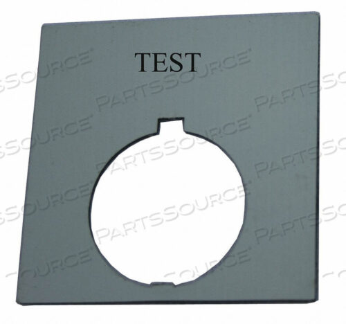 OEM#: HT8SP83LEGEND PLATE SQUARE TEST BLACK от Eaton
