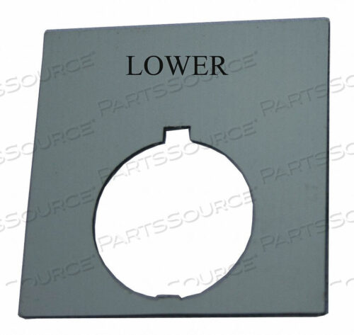 OEM#: HT8SP23LEGEND PLATE SQUARE LOWER BLACK от Eaton