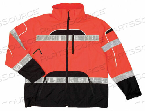 OEM#: RWJ107-L-XLRAIN JACKET REFLCTV PIPING ORANGE L-XL от ML Kishigo