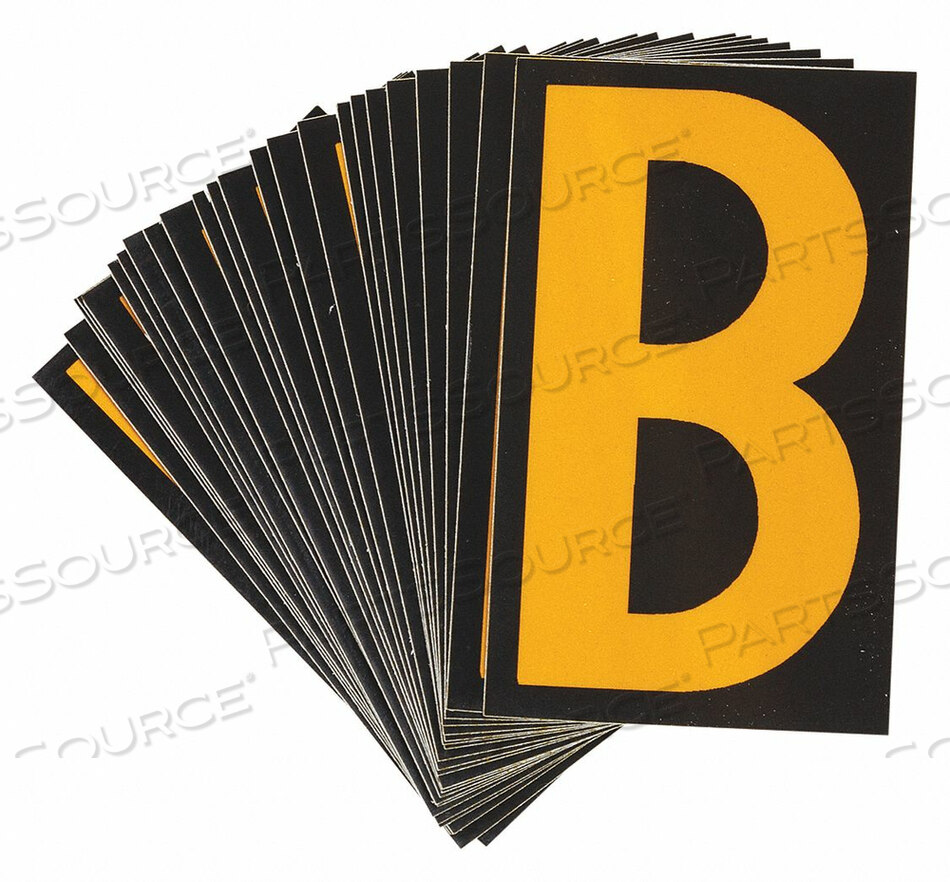 OEM#: 5000-BСВЕТООТРАЖАЮЩИЕ ЦИФРЫ И БУКВЫ B PK25 от Brady Americas