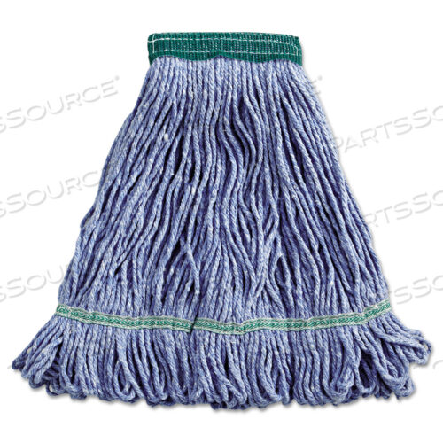 OEM#: BWK502BLEASUPER LOOP WET MOP HEAD, ХЛОПОК/СИНТЕТИЧЕСКОЕ ВОЛОКНО, 5 ПОВЯЗОК, СРЕДНИЙ РАЗМЕР, СИНИЙ от Boardwalk