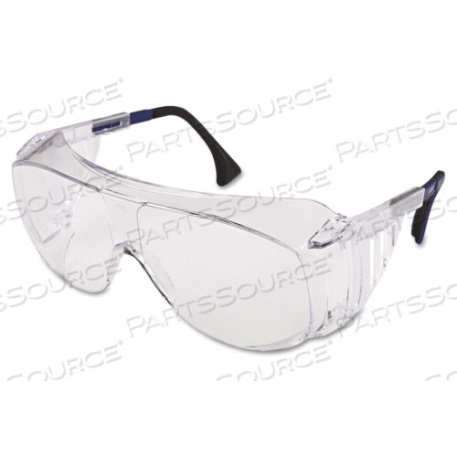 OEM#: S0112ULTRASPEC 2001 OTG SAFETY EYEWEAR, CLEAR/BLACK FRAME, CLEAR LENS by Uvex