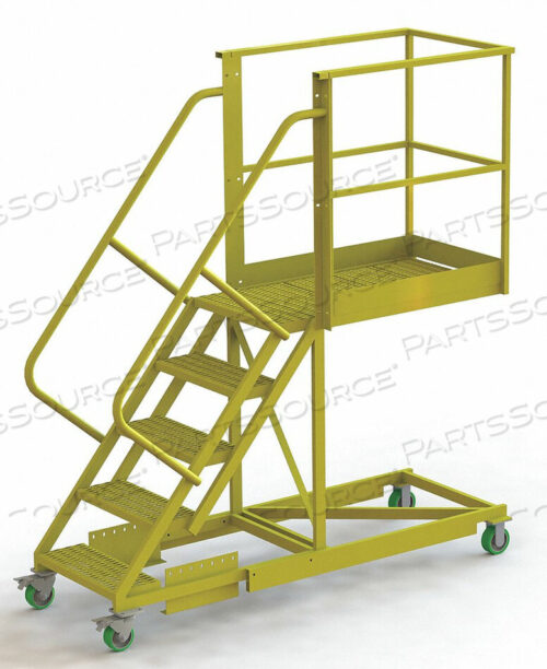 OEM#: UCS500540246SUPPORTED 5 STEP CANTILEVER LADDER WITH 40 LONG PLATFORM - PERFORATED by Tri-Arc