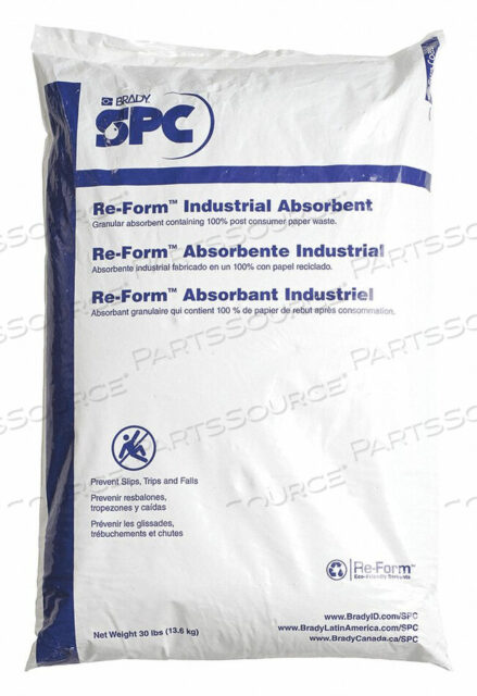 OEM#: RFGRANULAR-SGLMAINTENANCE АБСОРБЕНТНЫЙ МЕШОК 30 ФУНТОВ от Brady Americas