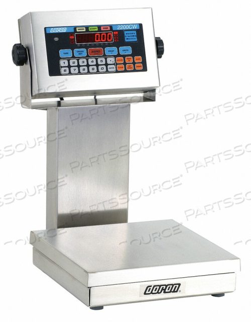 OEM#: 2205CWCHECKWEIGHER SCALE 304 SS PLTFRM 5LB CAP by Doran Scales Inc.