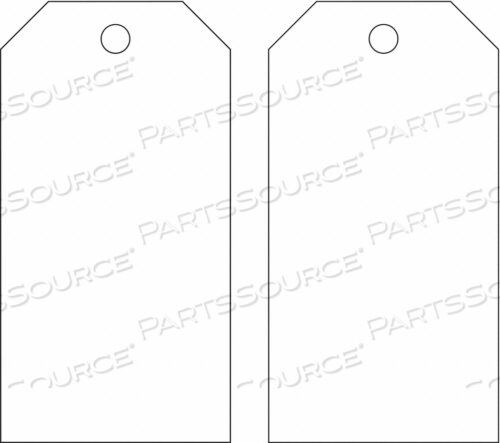 OEM#: 65372BLANK TAG POLYESTER COLORED PK25 by Brady Americas