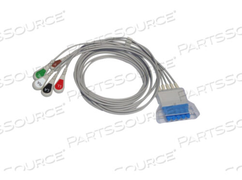 Заменяет Philips Healthcare 989803152071КОМПЛЕКТ ОТВЕДЕНИЙ, ЗАЩЕЛКА, 5 ОТВЕДЕНИЙ, СООТВЕТСТВУЕТ AAMI