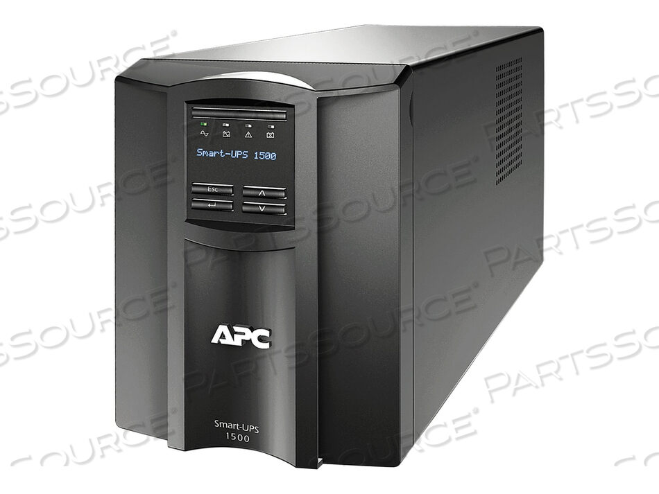 OEM#: SMT1500CSMART-UPS 1500 LCD - UPS - AC 120 V - 1 KW - 1440 VA - USB - OUTPUT CONNECTORS: 8 - 0U - BLACK - WITH APC SMARTCONNECT by APC / American Power Conversion