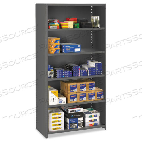OEM#: ESPC-6-1836 ЗАКРЫТЫЙ СТЕЛЛАЖ КОММЕРЧЕСКОГО НАЗНАЧЕНИЯ ИЗ ШЕСТИ ПОЛОК, 36 Ш x 18 Г x 75 В, СРЕДНЕ-СЕРЫЙ, от Tennsco Corp.
