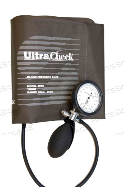 OEM#: US4250MBULTRACHECK НЕЙЛОНОВЫЕ МНОГОРАЗОВЫЕ МАНЖЕТЫ ДЛЯ ИЗМЕРЕНИЯ АД, ОБЪЕМ БЕДРА 42–50 СМ, ОДИНАРНАЯ ТРУБКА, РУЧНАЯ ГРУШКА С ИЗМЕРИТЕЛЕМ, 1 ШТ. от Spacelabs Healthcare