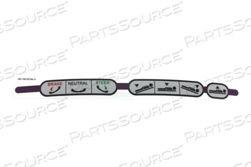 OEM#: 1061700222 ГРАФИКА УПРАВЛЕНИЯ С ЛЕВОЙ СТОРОНОЙ ОТ Stryker Medical