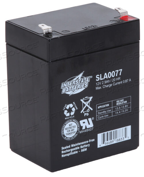 INTERSTATE SEALED LEAD ACID REPLACEMENT BATTERY