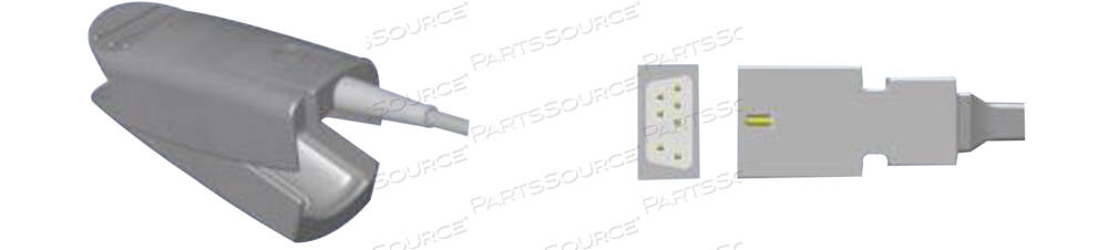 OEM#: PR-A520-101110 МНОГОРАЗОВЫЙ ДАТЧИК SPO2 С БОЛЬШИМ ЗАЖИМОМ НА ПАЛЬЦЕ, длинна фут, от Advantage Medical Cables, Inc (AMC a LifeSync Company)