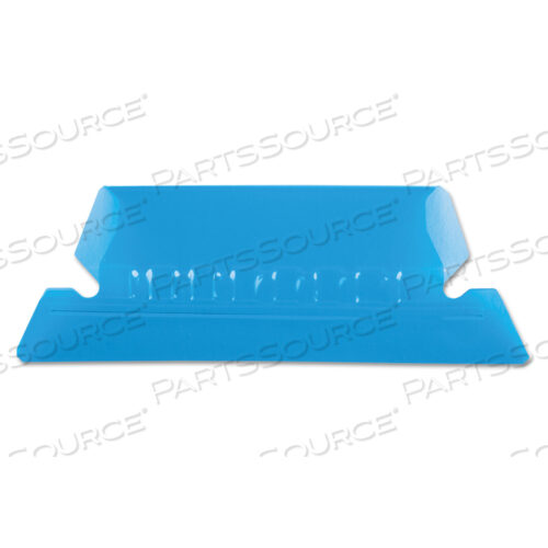 OEM#: 42 СИНИХ ПРОЗРАЧНЫХ ЦВЕТНЫХ ЯЗЫКА ДЛЯ ПОДВЕСНЫХ ПАПОК, РАЗРЕЗ 1/5, СИНИЕ, ШИРИНА 2, 25 ШТ./УПАКОВКА от Esselte Pendaflex Corp.