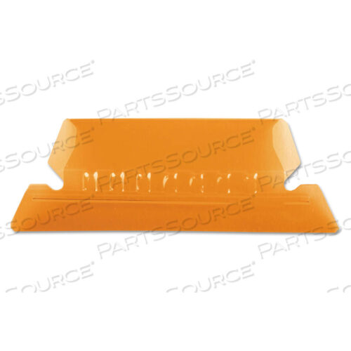 OEM#: 42 ПРОЗРАЧНЫЕ ЦВЕТНЫЕ ЯЗЫЧКИ ДЛЯ ПОДВЕСНЫХ ПАПОК, ШИРИНОЙ 1/5, ОРАНЖЕВЫЕ, ШИРИНОЙ 2, 25 ШТ. В УПАКОВКЕ от Esselte Pendaflex Corp.