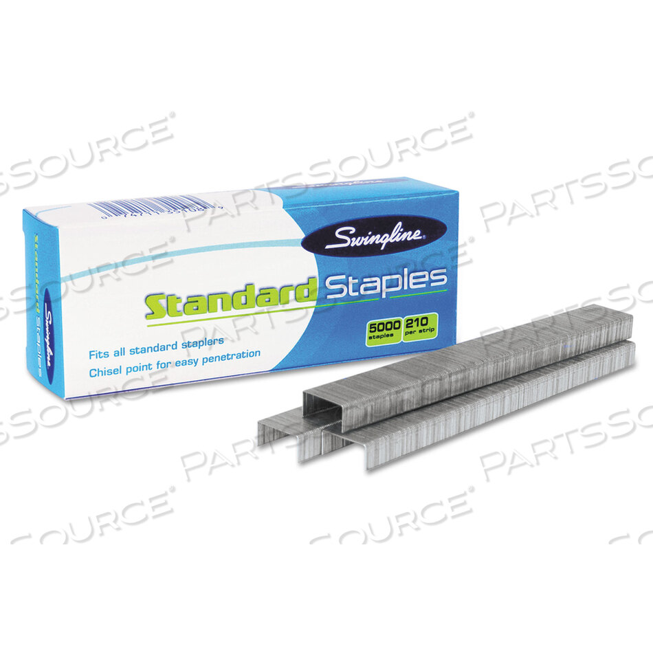 OEM#: S7035108PS.F. 1 STANDARD STAPLES, 0.25 LEG, 0.5 CROWN, STEEL, 5,000/BOX by Swingline GBC