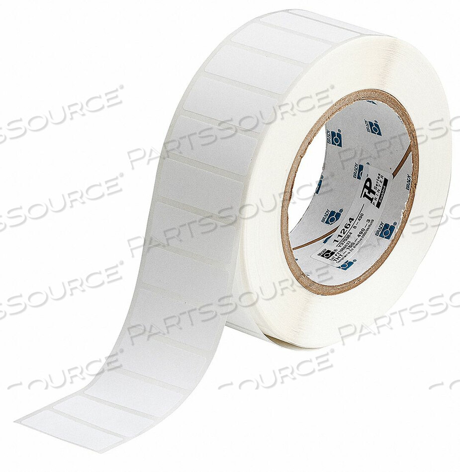 OEM#: THT-155-490-3LABEL БЕЛЫЙ ПУСТОЙ ПОЛИЭСТЕР от Brady Americas