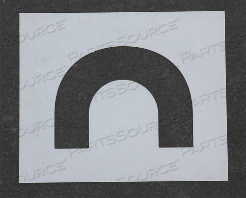 OEM#: STL-116-5070PAVEMENT STENCIL 4 IN END LOOP 1/16 by RAE Products & Chemicals Corp.