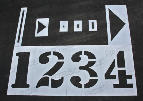 OEM#: STL-108-F6100KITATHLETIC STENCIL TRACK FIELD 36IN 1/8 от RAE Products & Chemicals Corp.