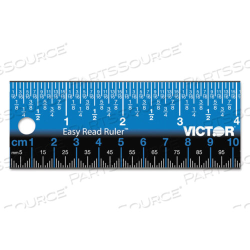 OEM#: EZ12SBLEASY READ ЛИНЕЙКА ИЗ НЕРЖАВЕЮЩЕЙ СТАЛИ, СТАНДАРТНАЯ/МЕТРИЧЕСКАЯ, ДЛИНА 12,5, СИНИЙ от Victor Technology, LLC