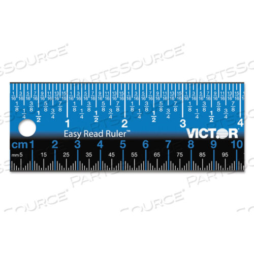 OEM#: EZ18SBLEASY READ ЛИНЕЙКА ИЗ НЕРЖАВЕЮЩЕЙ СТАЛИ, СТАНДАРТНАЯ/МЕТРИЧЕСКАЯ, ДЛИНА 18,25, СИНИЙ от Victor Technology, LLC