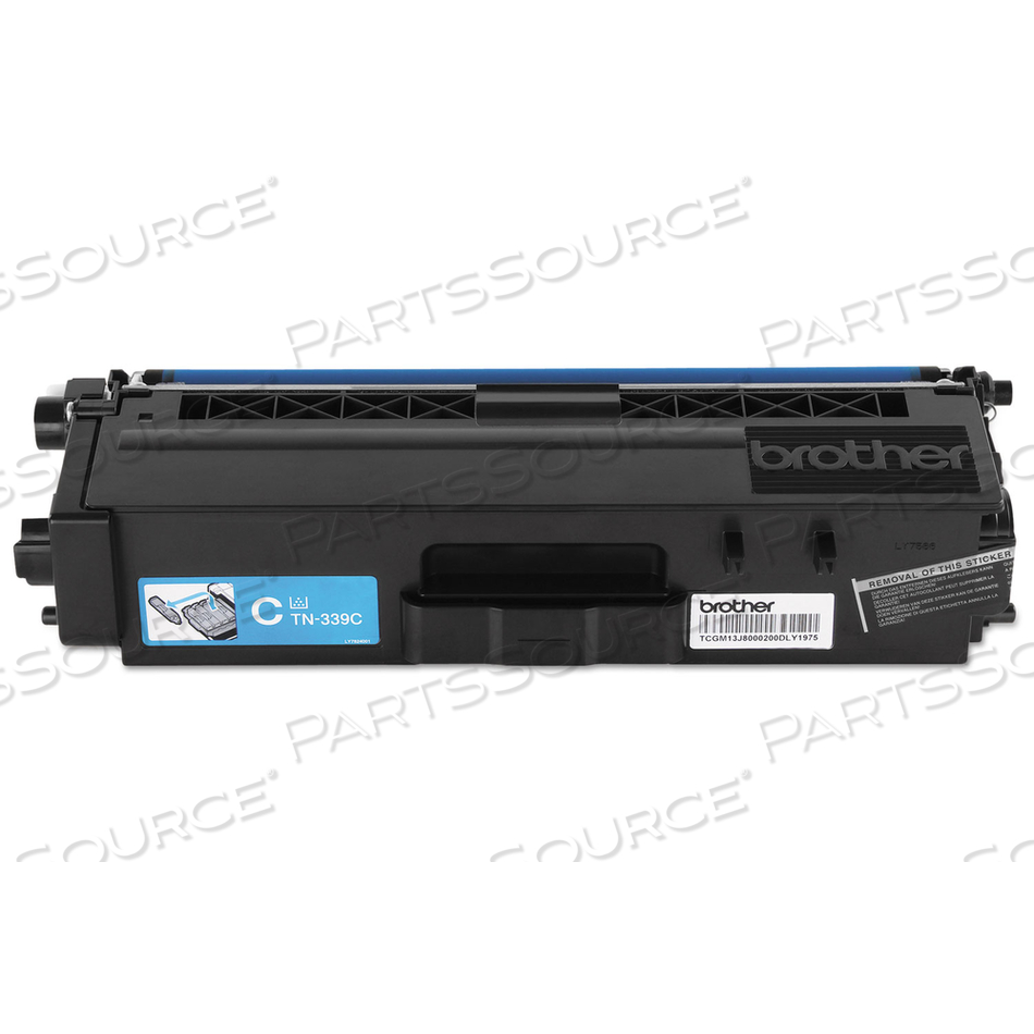 Заменяет тонер-картридж Brother TN339C, ЗАМЕНА ДЛЯ BROTHER HL-L9200, BROTHER HL-L9200CDWT, BROTHER MFC-L9550, BROTHER MFC-L9550CDW, BROTHER MFC-L9550CDWTBROTHER HL