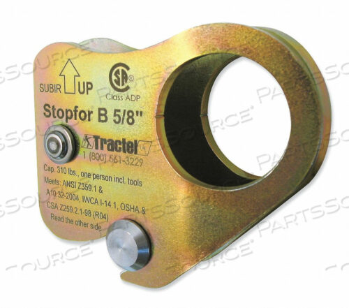 OEM#: WB58КАНАТНЫЙ ЗАХВАТ СТАЛЬНОЙ РАЗМЕРОМ 5/8 ДЮЙМА от Fallstop