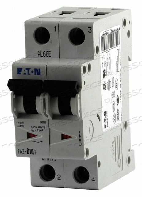 OEM#: FAZ-C4/2IEC SUPP PROTECTOR 4A 277/480VAC 2P от Eaton