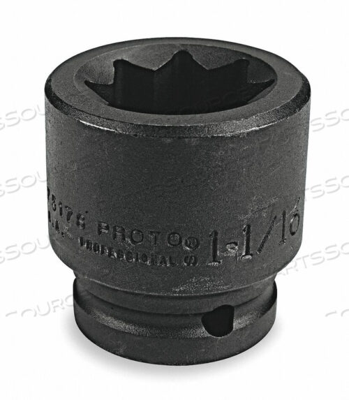 OEM#: J07517SIMPACT ГОЛОВКА 3/4 ДЮЙМА DR 1-1/16 ДЮЙМА 8 PT от Proto