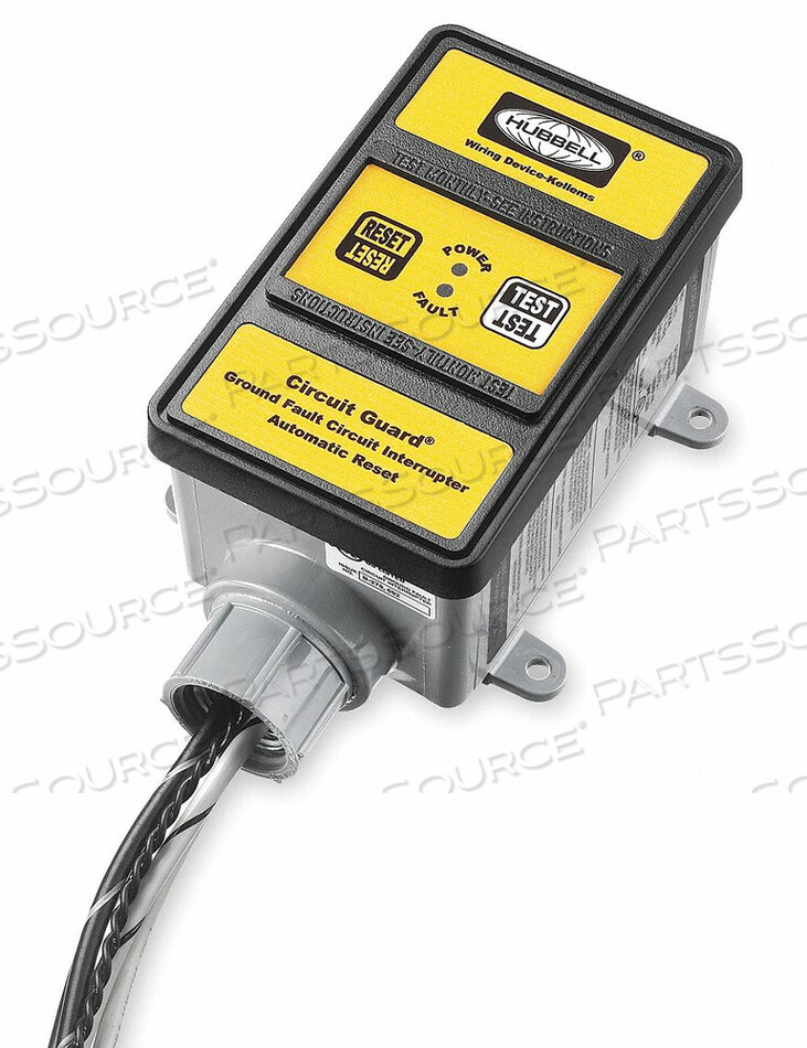 OEM#: GFHW23115GFCI HARD WIRED 240V 30A YELLOW от Hubbell Incorporated, Wiring Device-Kellums